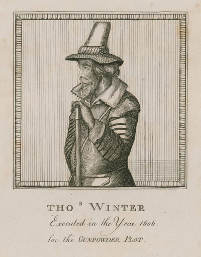 Thomas Winter, exécuté en 1606 pour le complot des poudres - English School