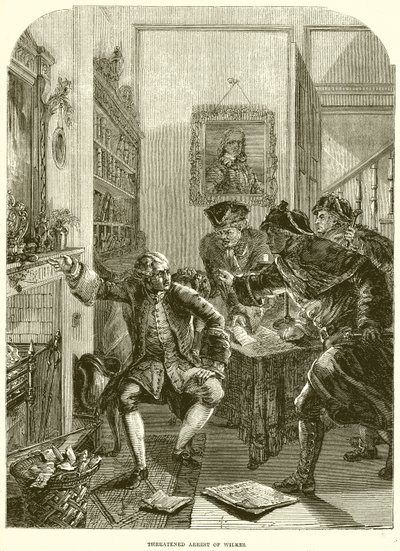 Arrestation menacée de Wilkes - English School