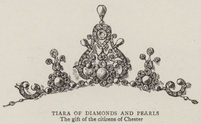 Tiare de diamants et de perles - English School
