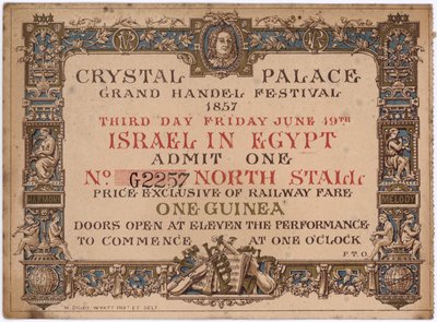 Billet pour Israël en Égypte - English School