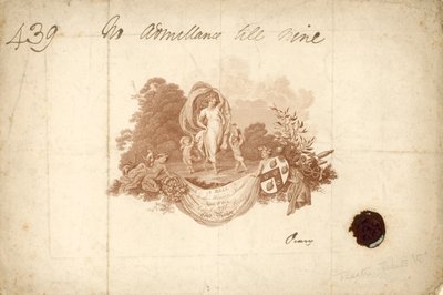 Billet pour le bal à Mansion House, Londres, 2 avril 1804 - English School