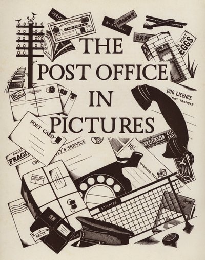 Illustration de la page de titre pour La Poste en images - English School