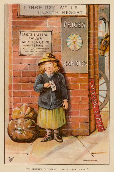 "Vers Stepney Causeway, avec grand soin" - English School