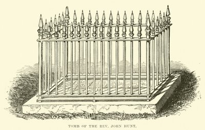 Tombe du révérend John Hunt - English School