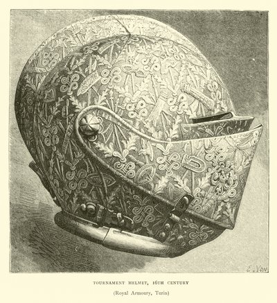 Casque de tournoi, XVIe siècle - English School