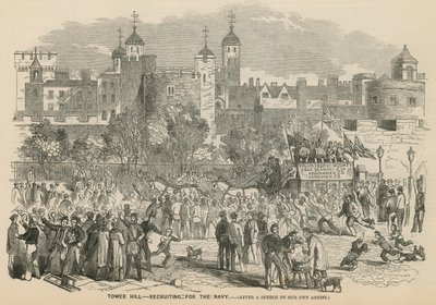 Tower Hill, Londres : recrutement pour la marine - English School