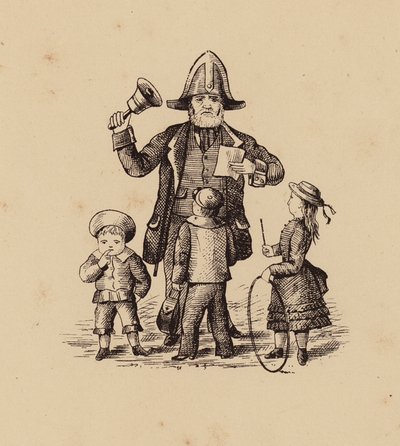 Crieur public et enfants - English School