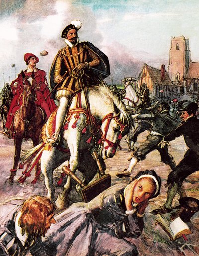 Tragédie du jour de la Saint-Barthélemy, 1572 - English School