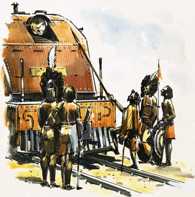 Train avec des Africains - English School