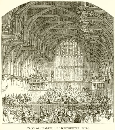 Procès de Charles Ier dans le Westminster Hall - English School