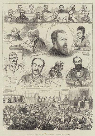 Procès de G H Lamson, à l