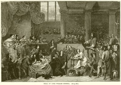 Procès de Lord William Russell - English School