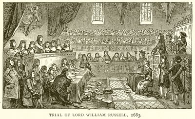 Procès de Lord William Russell, 1683 - English School