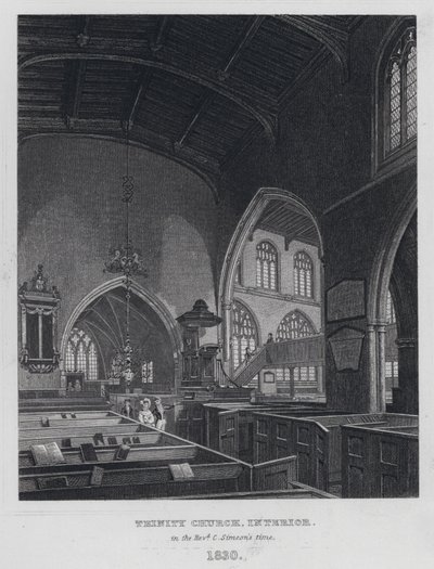 Église de la Trinité, Intérieur, à l