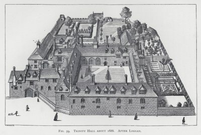 Trinity Hall vers 1688, d
