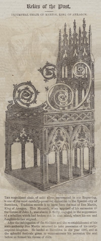 Chaise triomphale de Martin, roi d