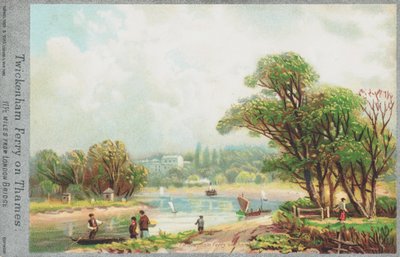 Ferry de Twickenham sur la Tamise - English School