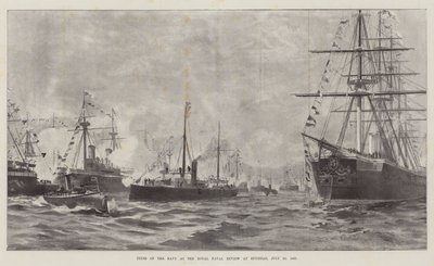 Types de la marine à la revue navale royale à Spithead, 23 juillet 1887 - English School