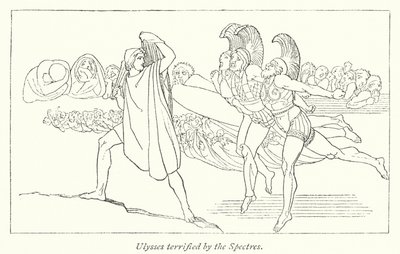 Ulysse terrifié par les spectres - English School