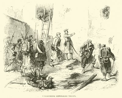 Déterrement des troupes cachées, janvier 1871 - English School