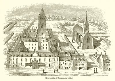 Université de Glasgow, en 1650 - English School
