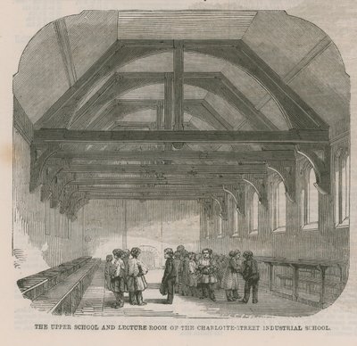 École industrielle de Charlotte Street - école supérieure et salle de conférence - English School