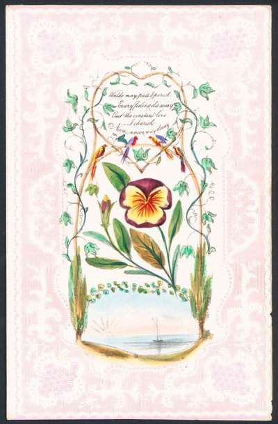 Carte de vœux pour la Saint-Valentin - English School