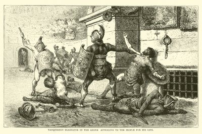 Gladiateur vaincu dans l