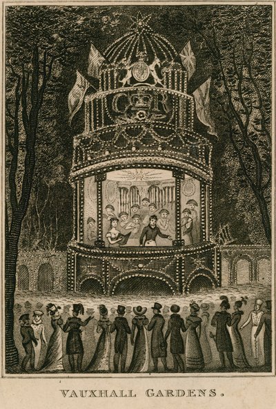Jardins de Vauxhall, Londres - English School