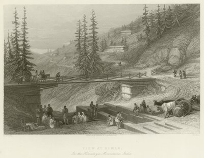 Vue à Simla - English School