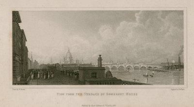 Vue depuis la terrasse de Somerset House - English School