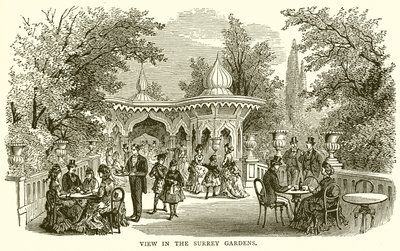Vue dans les Jardins du Surrey - English School