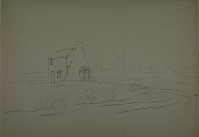 Vue près de Nine Elms, Vauxhall, vers 1810 - English School
