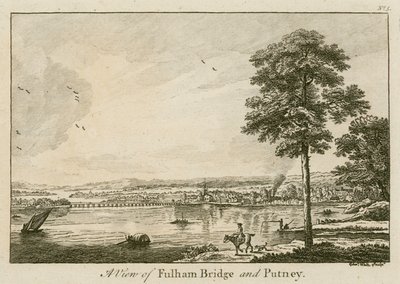 Vue du pont de Fulham à Putney - English School