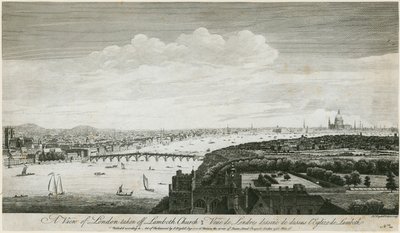 Vue de Londres prise de l
