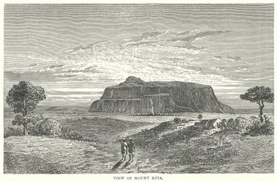 Vue du Mont Kita (gravure) - English School