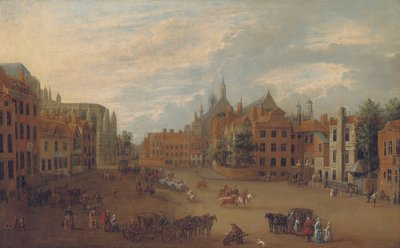 Vue de Old Palace Yard, Westminster, avec l