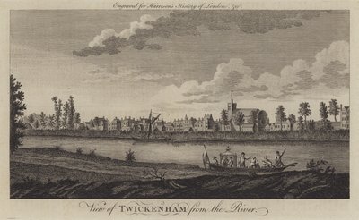 Vue de Twickenham depuis la Tamise - English School