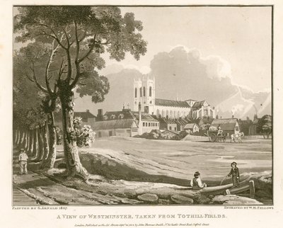Vue de Westminster depuis Tothill Fields - English School