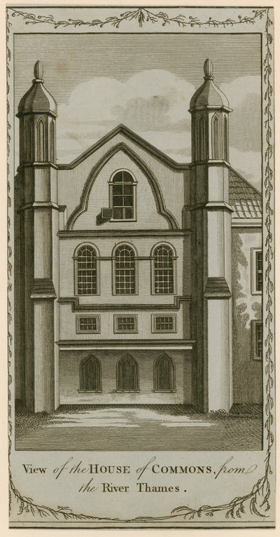Vue de la Chambre des communes depuis la Tamise - English School
