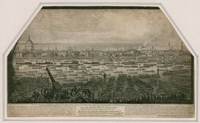 Vue du cortège funèbre de l