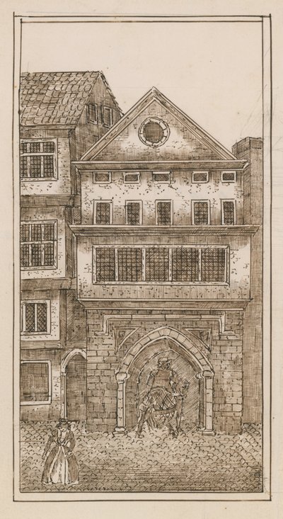 Vue de la porte nord de Saint-Paul - English School
