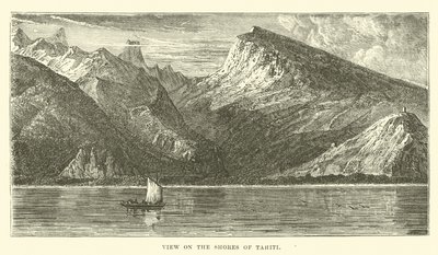 Vue sur les rives de Tahiti - English School