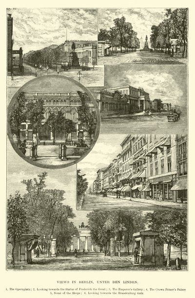 Vues à Berlin, Unter den Linden - English School