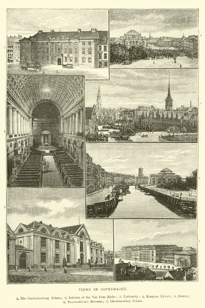 Vues de Copenhague - English School