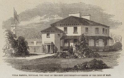 Villa Marina, Douglas, la résidence du nouveau lieutenant-gouverneur de l