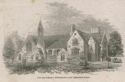 Écoles de village à Effingham - English School