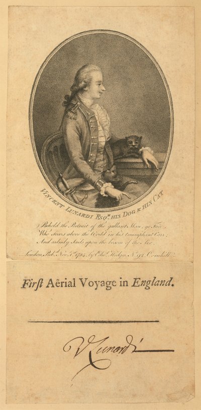 Vincent Lunardi, 1784 - English School