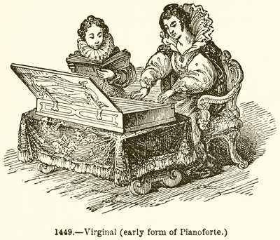 Virginal (forme ancienne de pianoforte) - English School