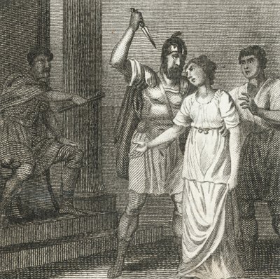 Virginius tuant sa fille pour la délivrer du pouvoir d